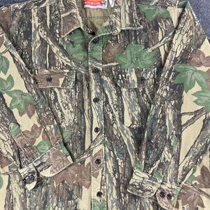 Men's Winchester Trebark Camouflage Button Down Flannel Shirt